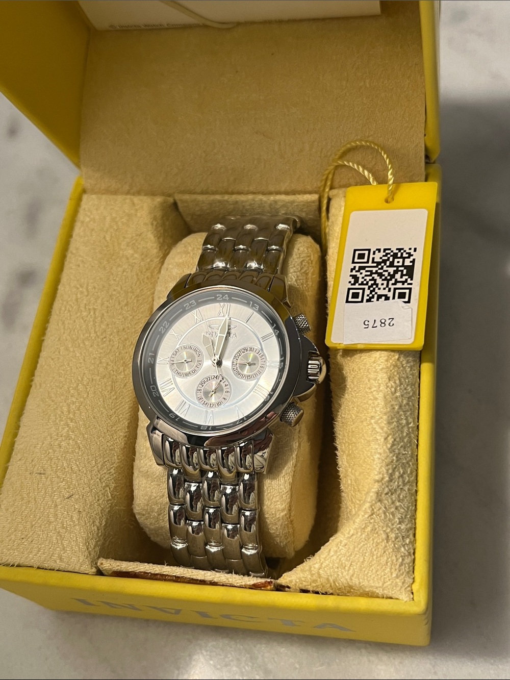 NEW Invicta 2875 Watch Silver & Gold - Picture 2 of 7
